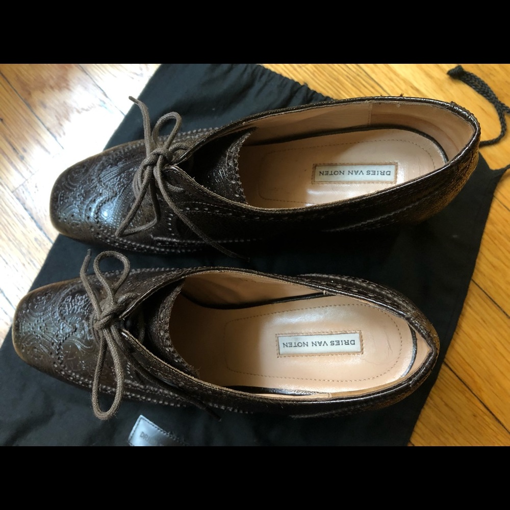 Dries van Noten brown shoes. Size 9 / 39.5.